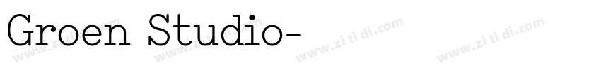 Groen Studio字体转换